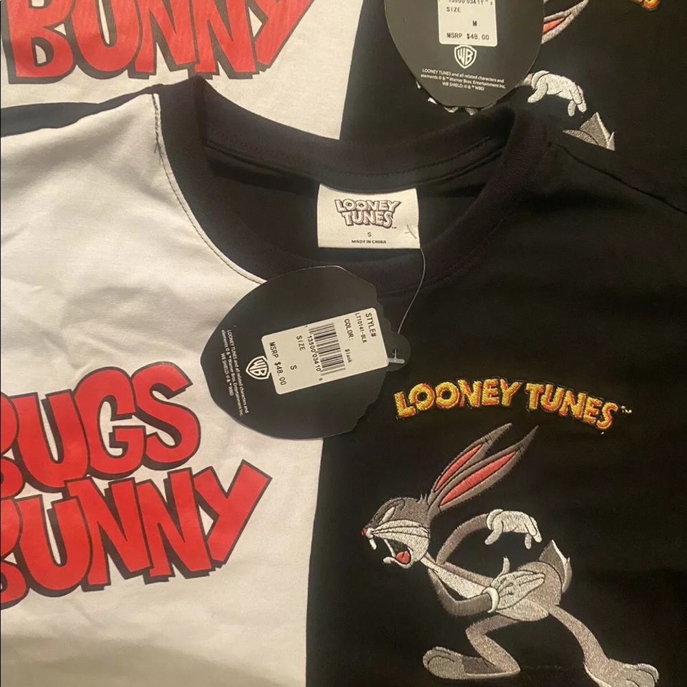 Stitch bugs bunny tshirts